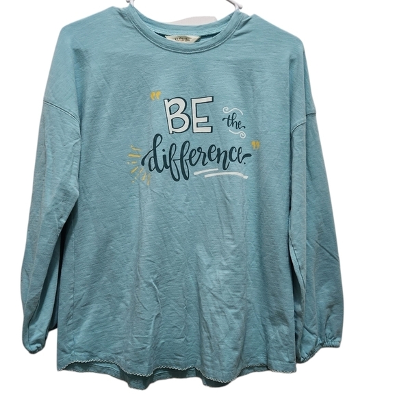 Matilda Jane Be the Difference Be the Light Cancer Research Long Sleeve Tee Sz S - Picture 2 of 7